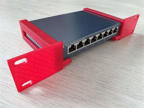 10inch rack mount for ethernet switch (TL-SG108) - DownloadFree3D.com