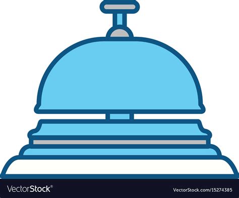 Hotel Ring Bell Royalty Free Vector Image Vectorstock