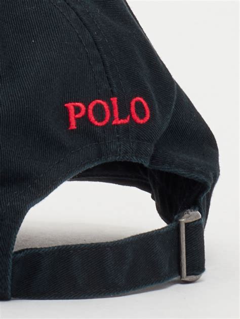 Polo Ralph Lauren Men S Baseball Cap In Cotton Black Buy Online At The Best Price On