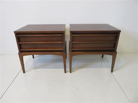 Lane Altavista Walnut Nightstands End Tables From The Rhythm