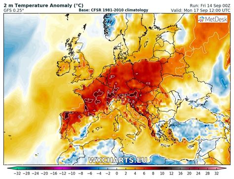 Strong heat wave for much of Europe next week - models agree » Severe ...