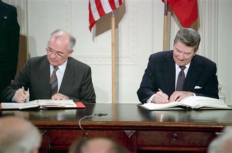 INF Treaty Signing | National Air and Space Museum