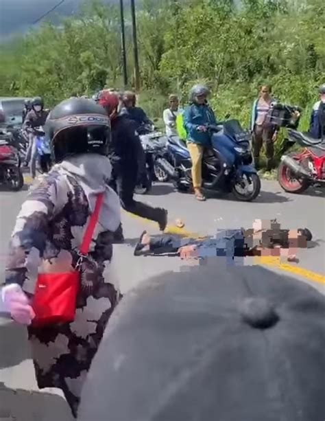 Kecelakaan Maut Jalan Lintas Kepahiang Bengkulu Makan Korban 2 Orang