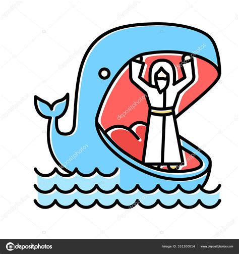 Jonah And The Whale Clipart