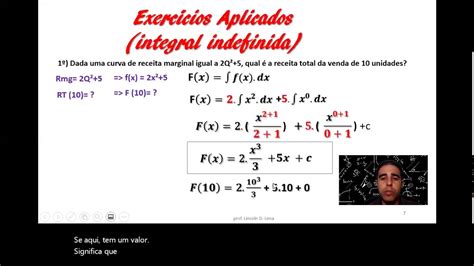 2 Integral Indefinida Exercícios YouTube