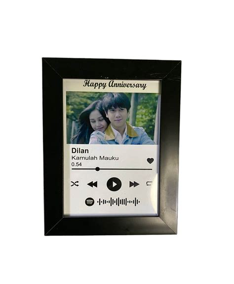 Spotify Music Frame Bingkai Spotify Bingkai Foto Kado Wisuda