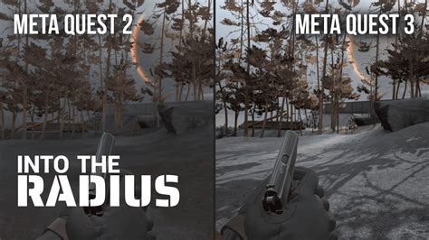 Into The Radius Quest 2 Vs Quest 3 Graphics Comparison Youtube