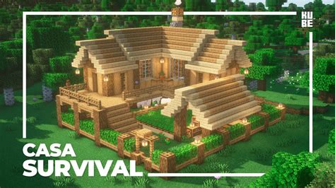 Cómo hacer la MEJOR CASA de SUPERVIVENCIA para MINECRAFT 1 19 FÁCIL