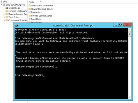 Enabling Windows DNS Server To Validate DNSSEC