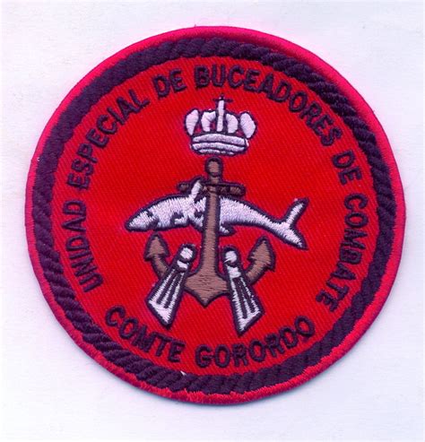 Parche Bordado Unidad Especial De Buceadores De Combate Soldiers