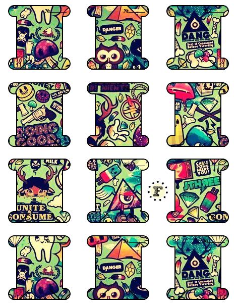 Шаблоны бобин для наматывания мулине