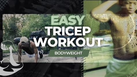 Bodyweight Tricep Workout For Growth Youtube