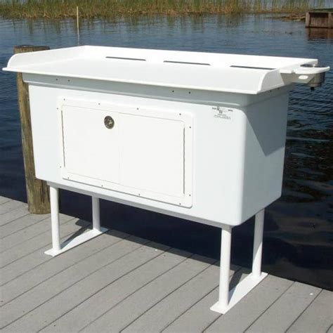 Fish Cleaning Station with Fiberglass Cabinet | Fillet Table