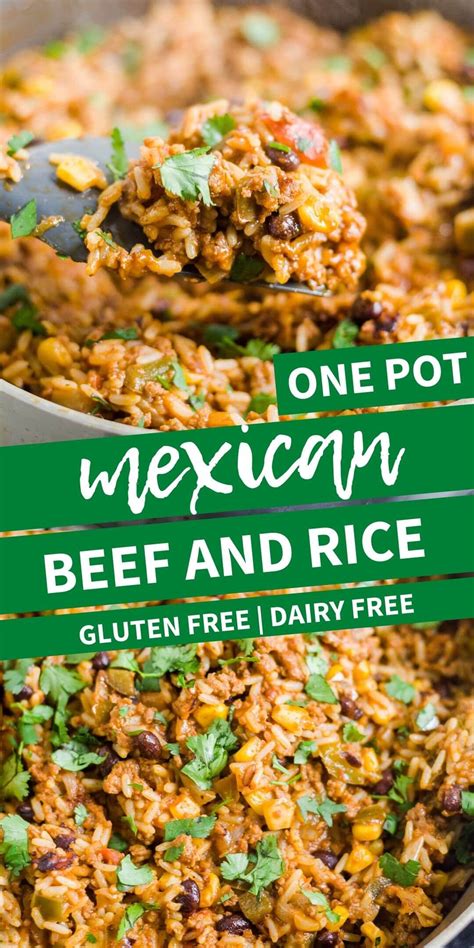 One Pot Mexican Beef And Rice Artofit