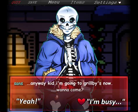 Undertale [ Sans Dating Sim ] By The Star Hunter On Deviantart