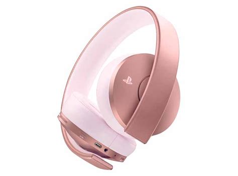 Ripley Audifonos Sony Ps4 Gold Wireless Stereo Headset Rose Gold