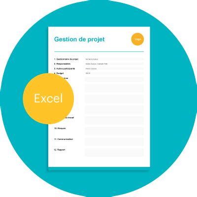 Modèle de gestion de projet Excel gratuit à télécharger Zervant