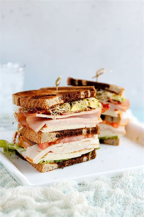 Turkey Avocado Club Sandwich Jennifer Meyering