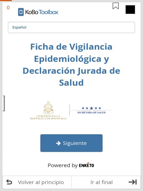 Ficha De Vigilancia Epidemiológica Y Declaración Jurada De Salud Pdf