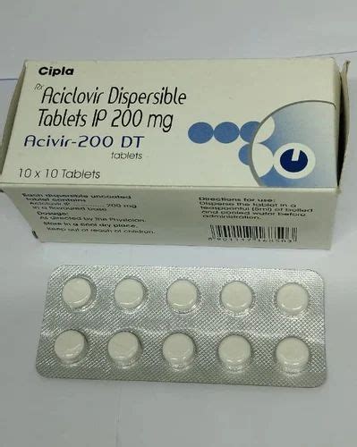 10 X 10 Tablets Acyclovir Tablet 400 Mg Packaging Type Strips At Rs