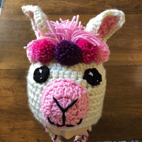 Llama Hat Crochet Llama Hat Crochet Llama Beanie - Etsy