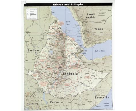 Maps Of Eritrea Collection Of Maps Of Eritrea Africa Mapsland