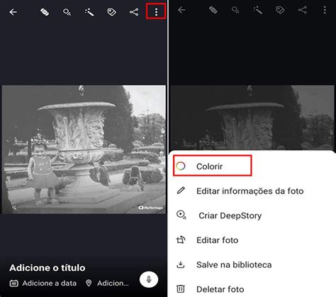 Myheritage Como Colorir E Restaurar Fotos Antigas Pelo Celular App