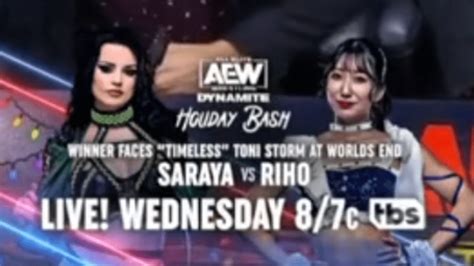 Saraya Vs Riho In Aew Women S World Title 1 Contender Match Roderick Strong Vs Komander