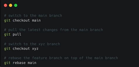 Pratham On Twitter 11 `git Rebase` Incorporate Changes From One