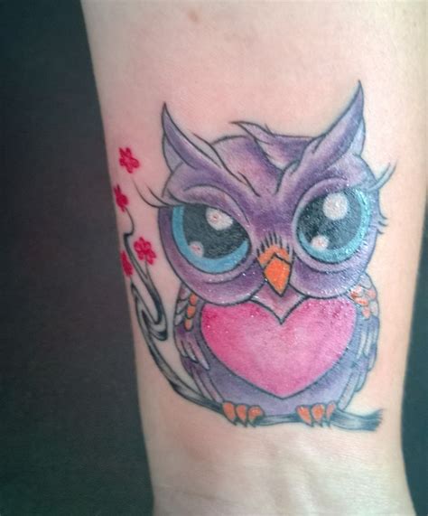 Little cute owl tattoo Snowy Owl Tattoo, Cute Owl Tattoo, Owl Tattoo Design, Tattoo Designs ...