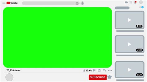 Youtube Home Page Green Screen Youtube Home Page Ka Green Screen Copyrightfree Youtube