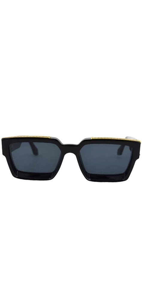 Louis Vuitton Sunglasses Mens 11 Millionaire Z1165e Noir Square Shape Lv Black Ebay