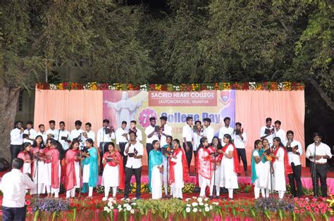 71st College Day Celebration of Sacred Heart College Tirupathur