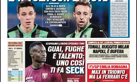 Rassegna Stampa Juve Prime Pagine Quotidiani Sportivi 25 Aprile 2022