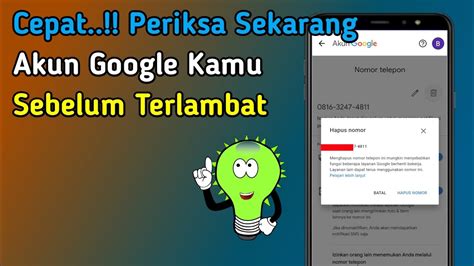 Cara Hapus Nomor Tak Dikenal Lengket Di Akun Google Kita Tanpa Kode