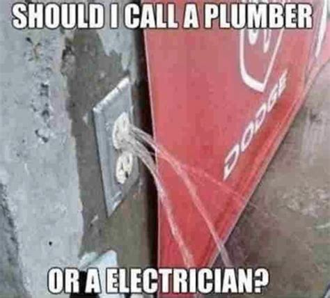 Should I Call A Plumber Or Electrician Faxo