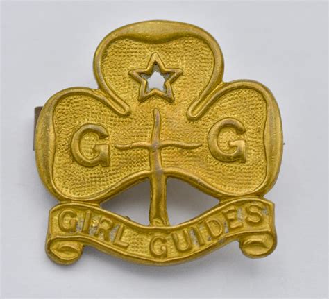 Vintage Girl Guide Trefoil Promise Badge Collins London Etsy