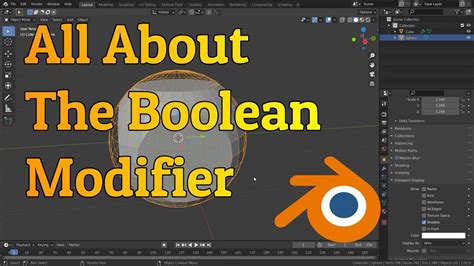 Boolean Modifier Blender Tutorial YouTube