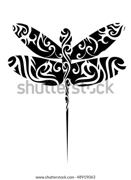 959 Tribal Dragonfly Tattoo Stock Vectors, Images & Vector Art ...