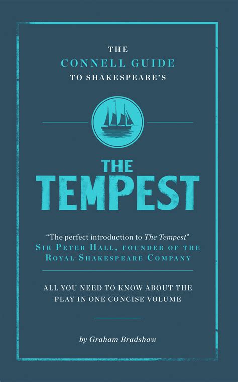 Shakespeares The Tempest Study Guide Connell Guides