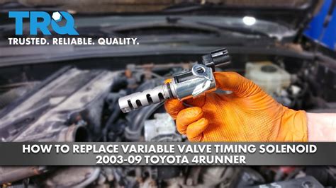 How To Replace Variable Valve Timing Solenoid Toyota Runner