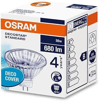 Osram 44870 WFL Halogen Bulb 50 Watt 12 V GU5 3 20 X 1 Amazon Co Uk