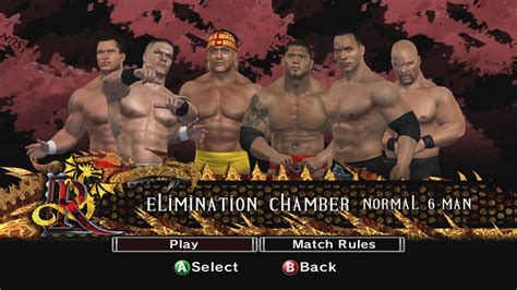 Wwe Smackdown Vs Raw 2007 Elimination Chamber Youtube