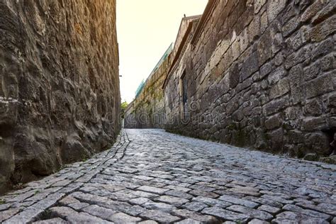 Porto Portugal Stone Pavement In Old Town Stock Photo Image Of