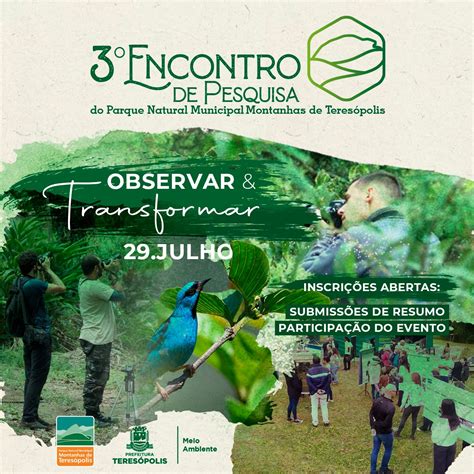 Encontro De Pesquisa Do Parque Natural Municipal Montanhas De