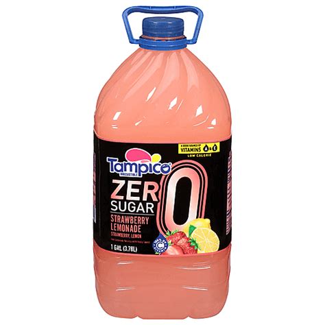 Tampico Strawberry Lemonade Zero Sugar Gal Shop Foodtown