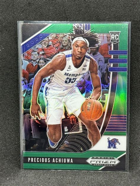 2020 21 Panini Prizm Draft Picks GREEN 8 PRECIOUS ACHIUWA Memphis