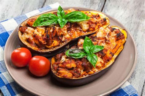 Berenjenas Rellenas Al Horno Con Carne Picada Receta Casera