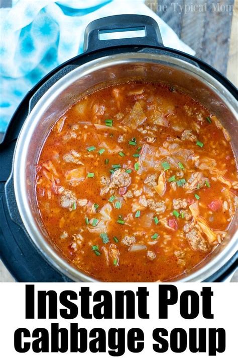 Instant Pot Pressure Cooker Cabbage Soup In Ninja Foodi