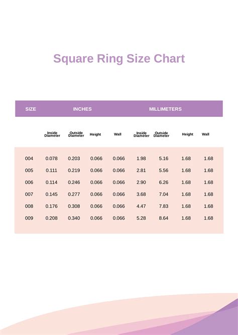 Split Ring Size Chart in PDF - Download | Template.net